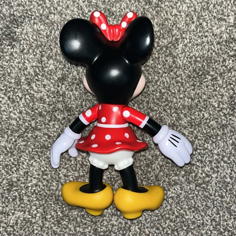 Vintage Disney Parks Minnie and Mickey Mouse Posable PVC Figures Set